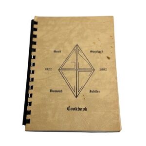 VTG Good Shepherd Diamond Jubilee Cookbook 1922-1982 Tan Spiral Bound Recipes